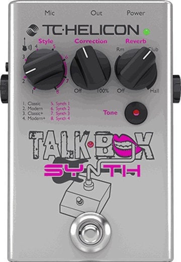 Stem effecten processor TC Helicon Talkbox Synth