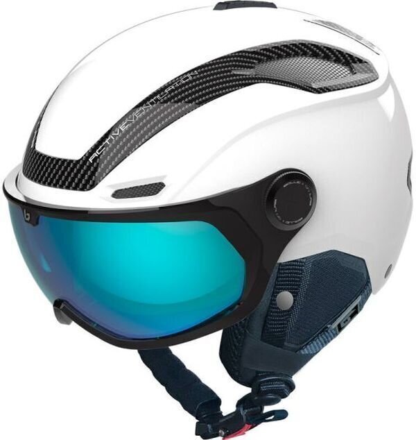 Ski Helmet Bollé V-Line Carbon White Matte M (55-59 cm) Ski Helmet