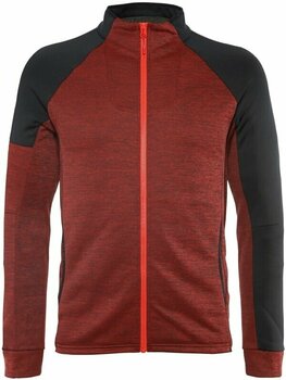 Ski T-shirt / Hoodie Dainese HP Mid Full Pro High Risk Red/Black Taps M Hoodie - 1
