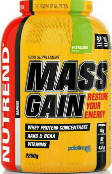 Carbohydrate / Gainer NUTREND Massgain Pistachio 2250 g Carbohydrate / Gainer - 1