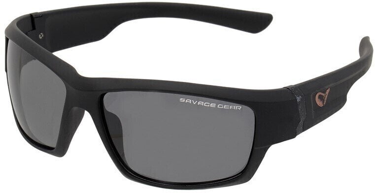 Angeln Brille Savage Gear Shades Polarized Sunglasses Floating Dark Grey (Sunny) Angeln Brille