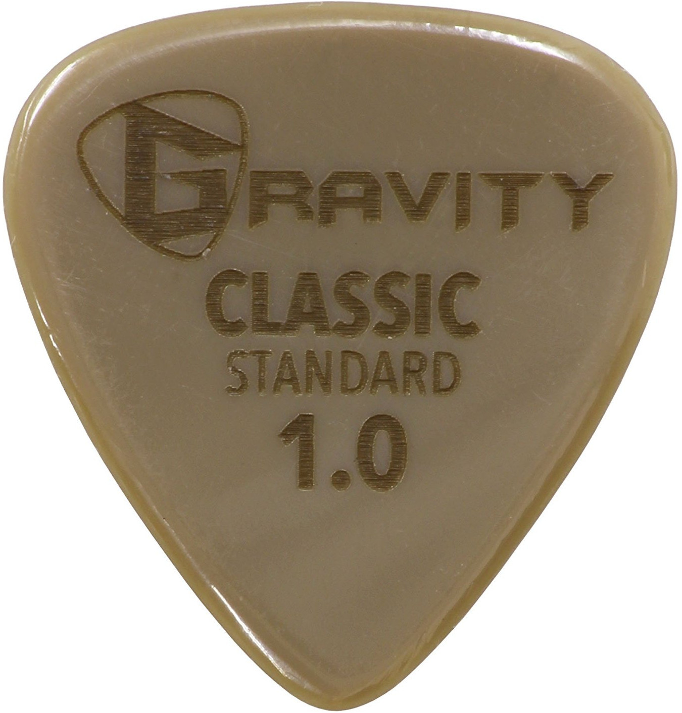Gravity Picks GGCLS10 Classic Gold Standard 1.0mm Polished Tan