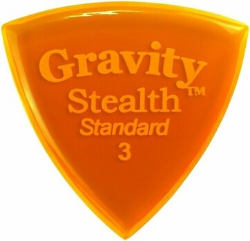 Plectrum Gravity Picks GSSS3P Stealth Standard 3.0mm Polished Orange - 1