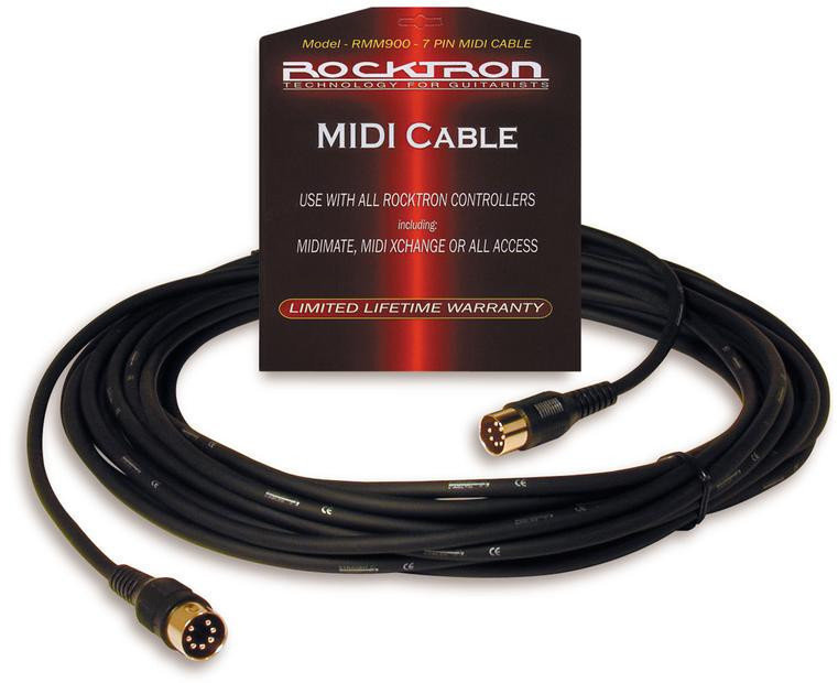 Cable MIDI Rocktron RTR RMM900 Negro 9 m