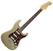 Guitare électrique Fender American Elite Stratocaster HSS Shawbucker Ebony Champagne