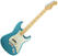 Elektrische gitaar Fender American Elite Stratocaster HSS Shawbucker MN Ocean Turquoise