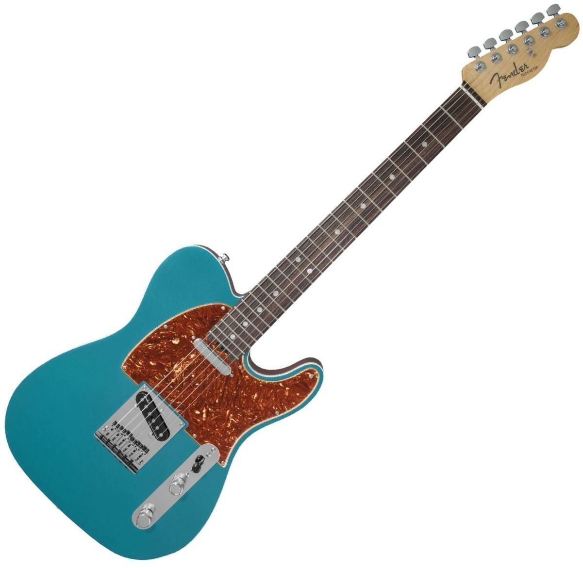 Guitare électrique Fender American Elite Telecaster Ebony Ocean Turquoise