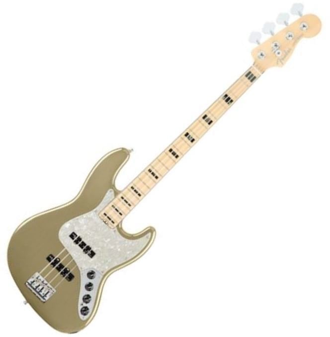 Električna bas kitara Fender American Elite Jazz Bass Ash MN Champagne