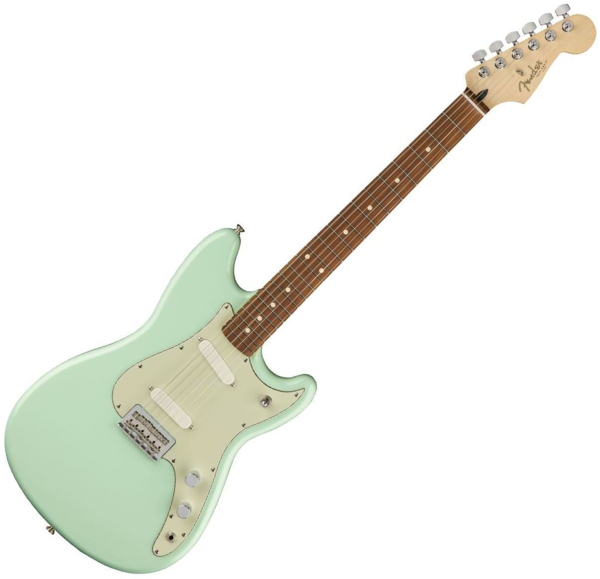 Electric guitar Fender Duo-Sonic Pau Ferro Surf Green