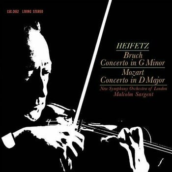 Disc de vinil Heifetz-Sargent - Bruch: Concerto in G Minor/Mozart: Concerto in D Major (LP) (200g) - 1