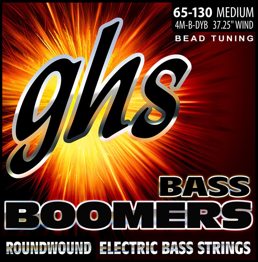 Žice za bas gitaru GHS 3045-4-M-B-DY Boomers