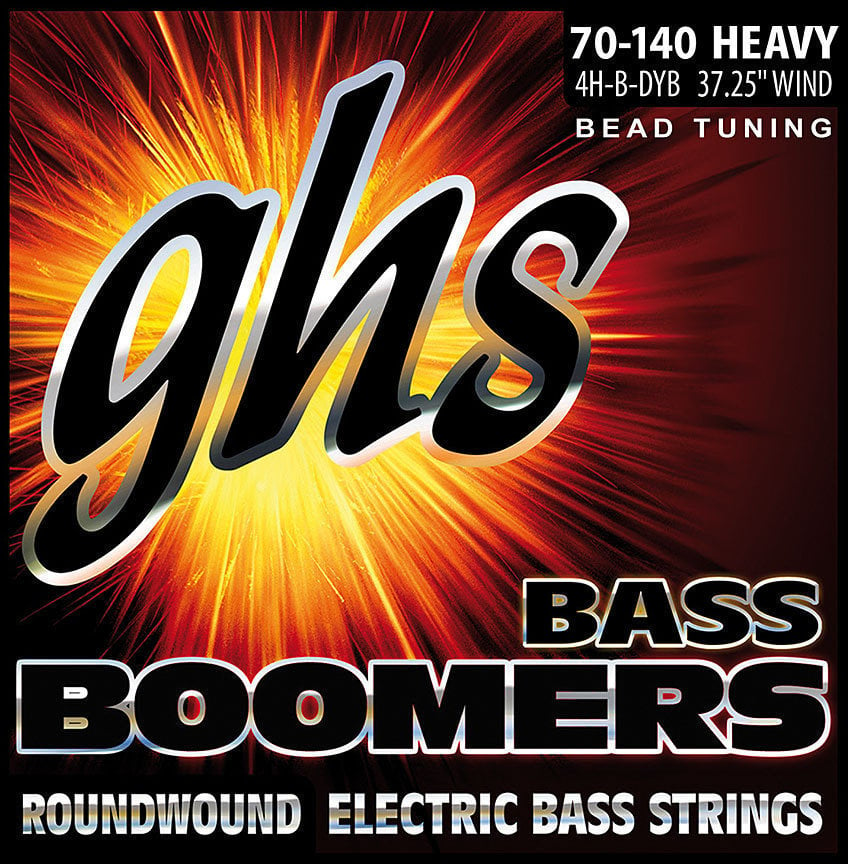 Χορδές για Μπάσο Κιθάρα GHS 3045-4-H-B-DYB Boomers