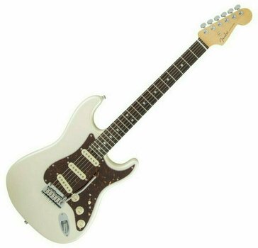 Guitare électrique Fender American Elite Stratocaster Ebony Olympic Pearl - 1