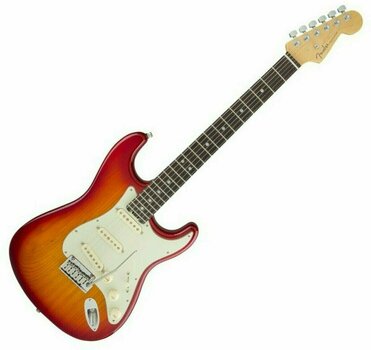 Guitare électrique Fender American Elite Stratocaster Ebony Aged Cherry Burst - 1