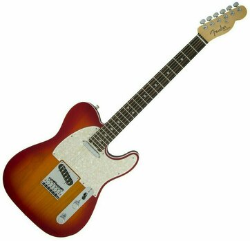 Guitare électrique Fender American Elite Telecaster Ebony Aged Cherry Burst - 1