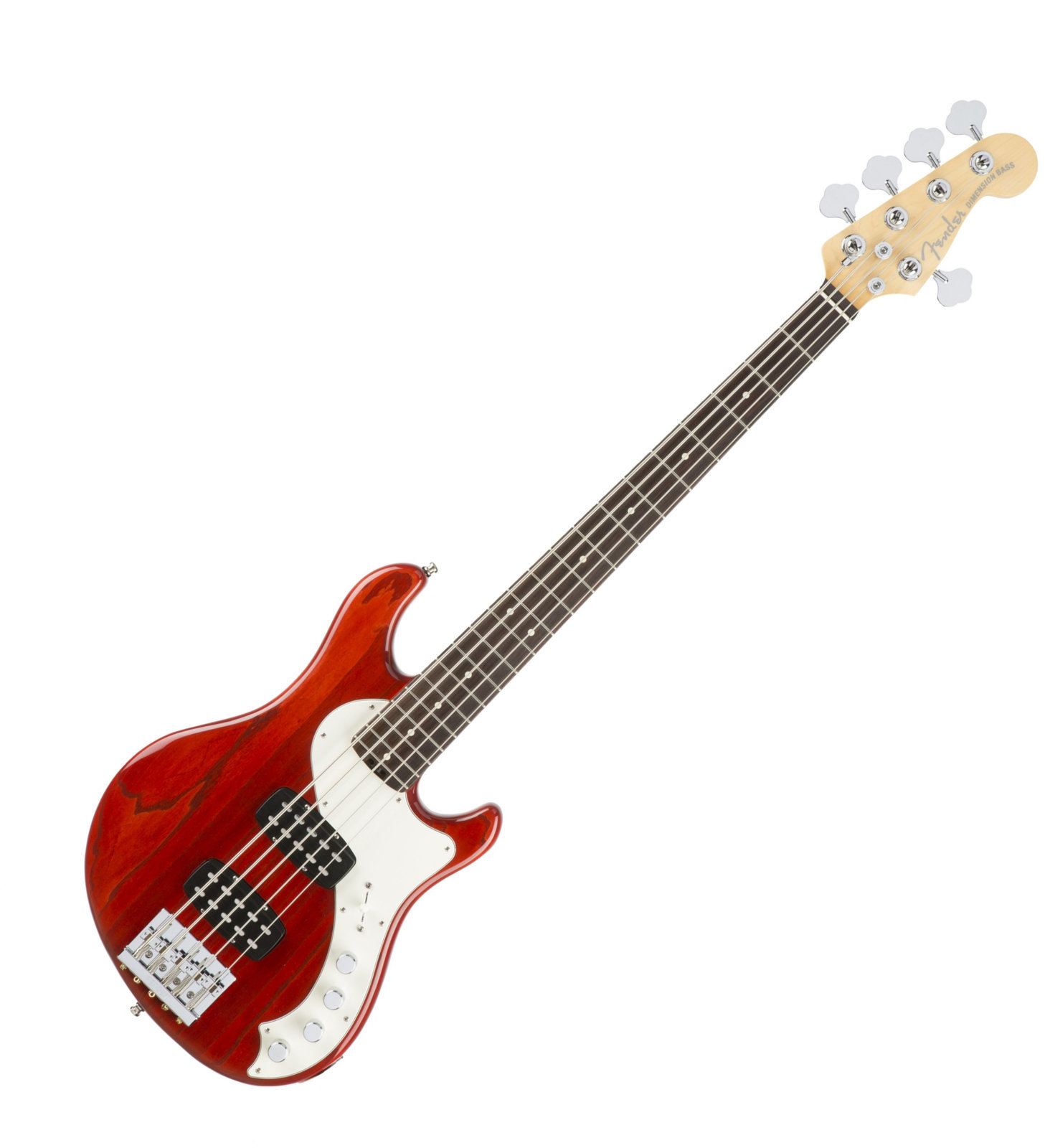 5-saitiger E-Bass, 5-Saiter E-Bass Fender American Elite Dimension Bass V HH Ebony Cayenne