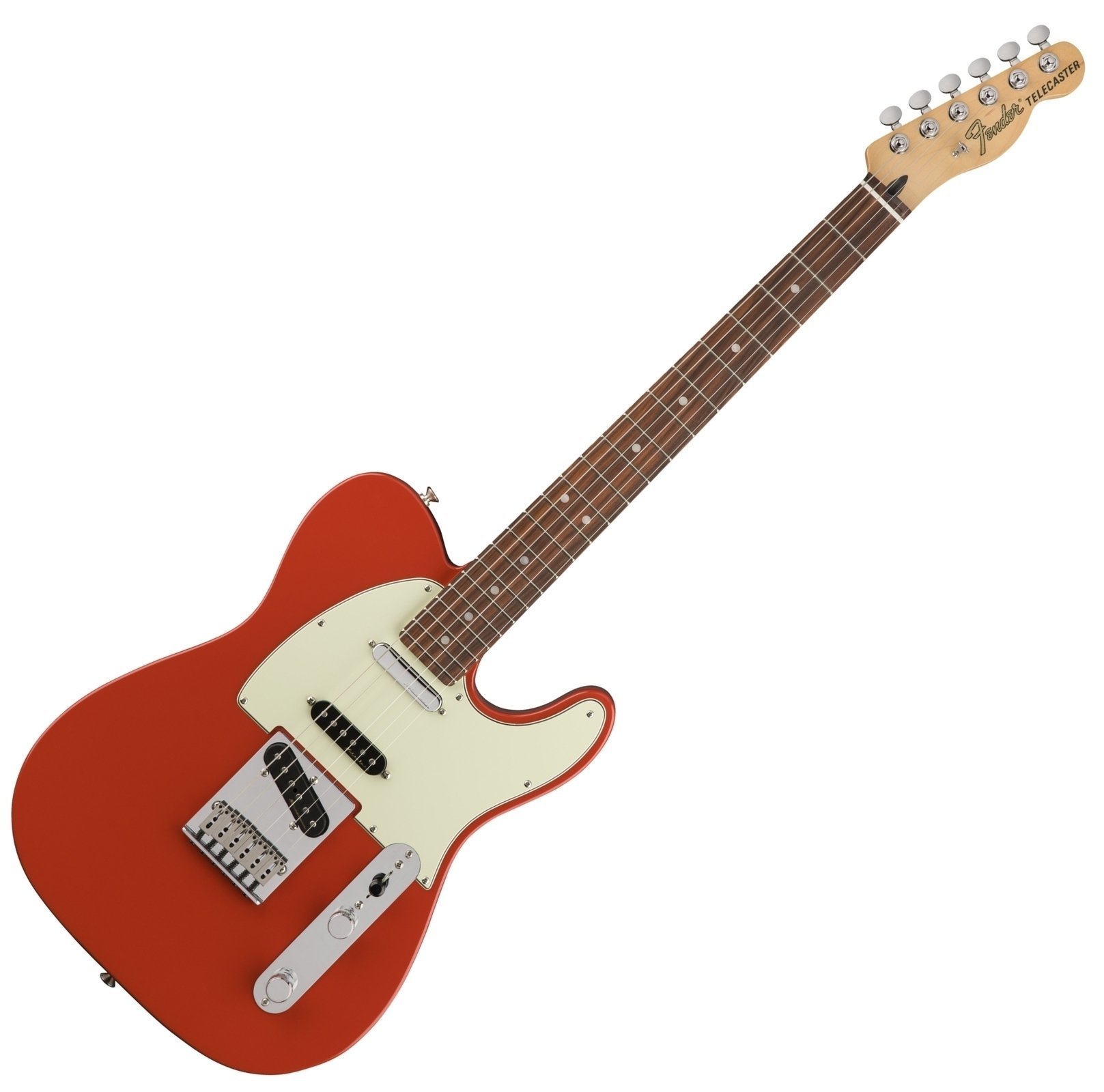 Guitare électrique Fender Deluxe Nashville Telecaster Pau Ferro Fiesta Red