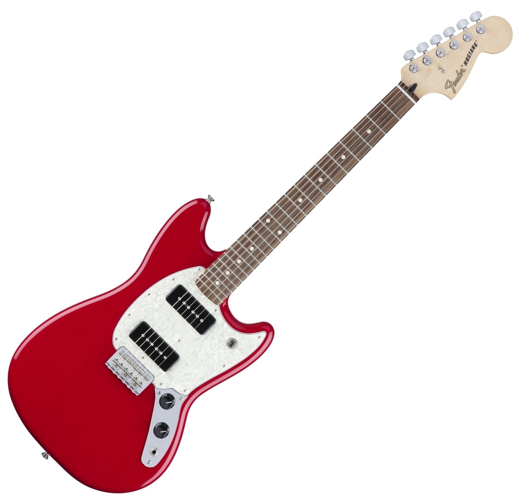 Electric guitar Fender Mustang 90 Pau Ferro Torino Redino Red