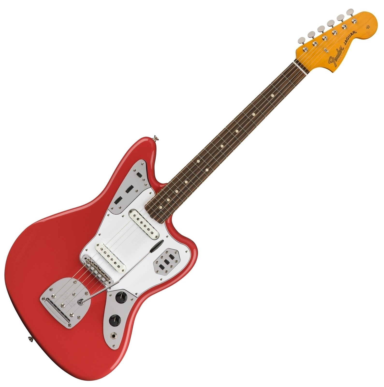 Електрическа китара Fender Classic Series 60s Jaguar Lacquer Pau Ferro Fiesta Red