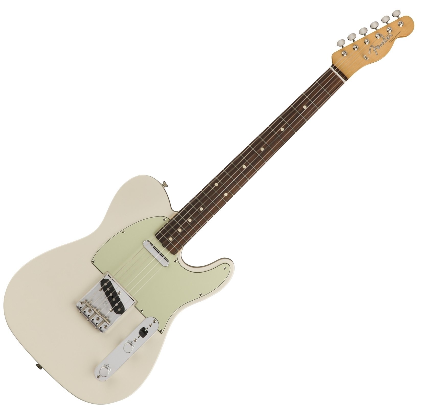 Guitare électrique Fender 60s Telecaster Pau Ferro Olympic White with Gigbag