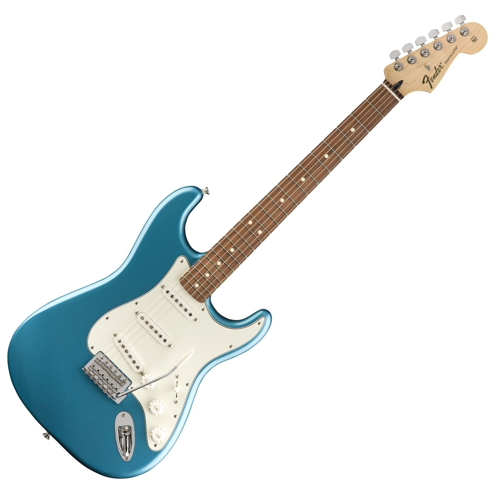 Elektriska gitarrer Fender Standard Stratocaster Pau Ferro Lake Placid Blue