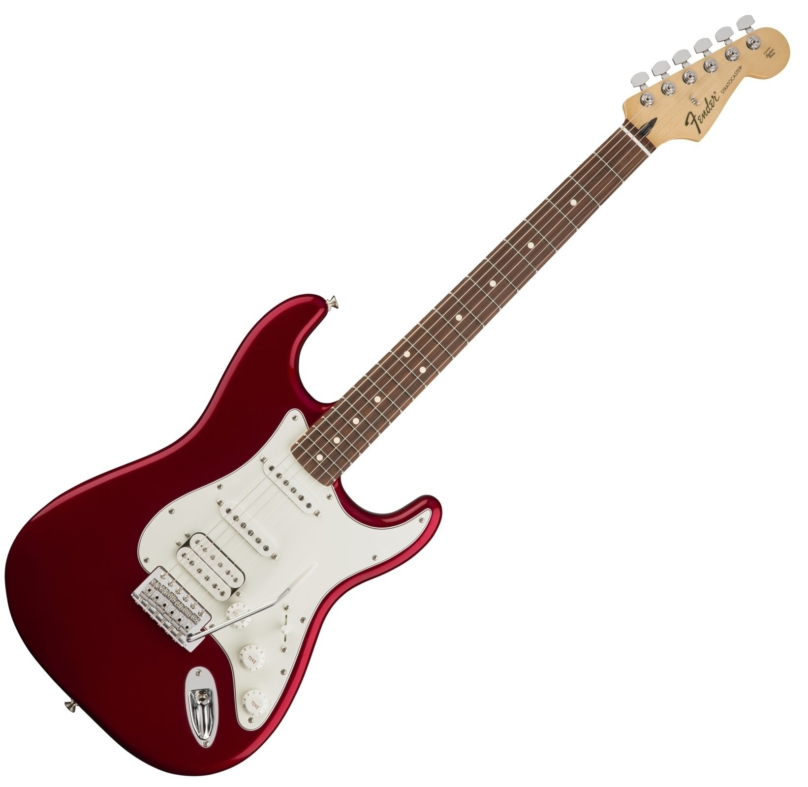 Gitara elektryczna Fender Standard Stratocaster HSS Pau Ferro Candy Apple Red