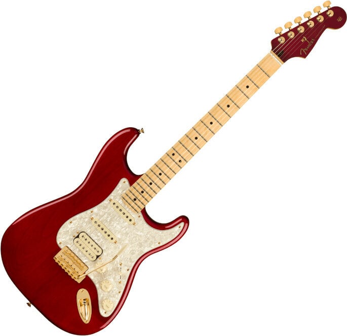 Elektrische gitaar Fender Tash Sultana Stratocaster MN Transparent Cherry
