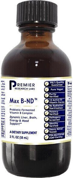 Vitamín B PRL MAX B-ND Bez příchutě 59 ml Vitamín B