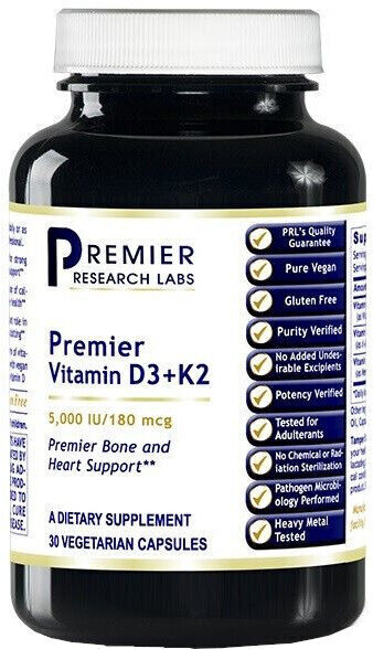Vitamine D PRL Vitamin D3+K2 30 caps Smaakloos Vitamine D