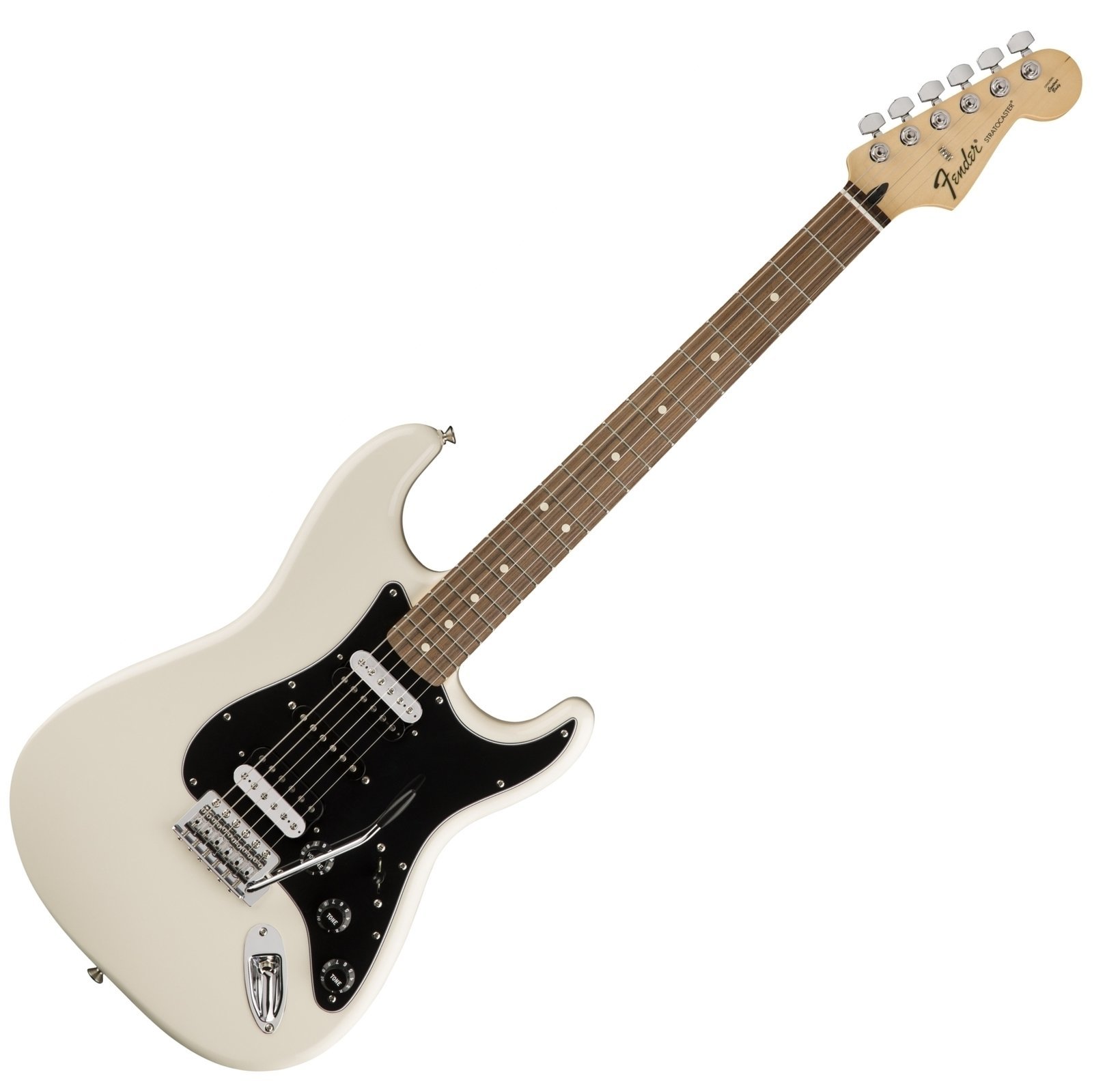 Elektriska gitarrer Fender Standard Stratocaster HH Pau Ferro Olympic White