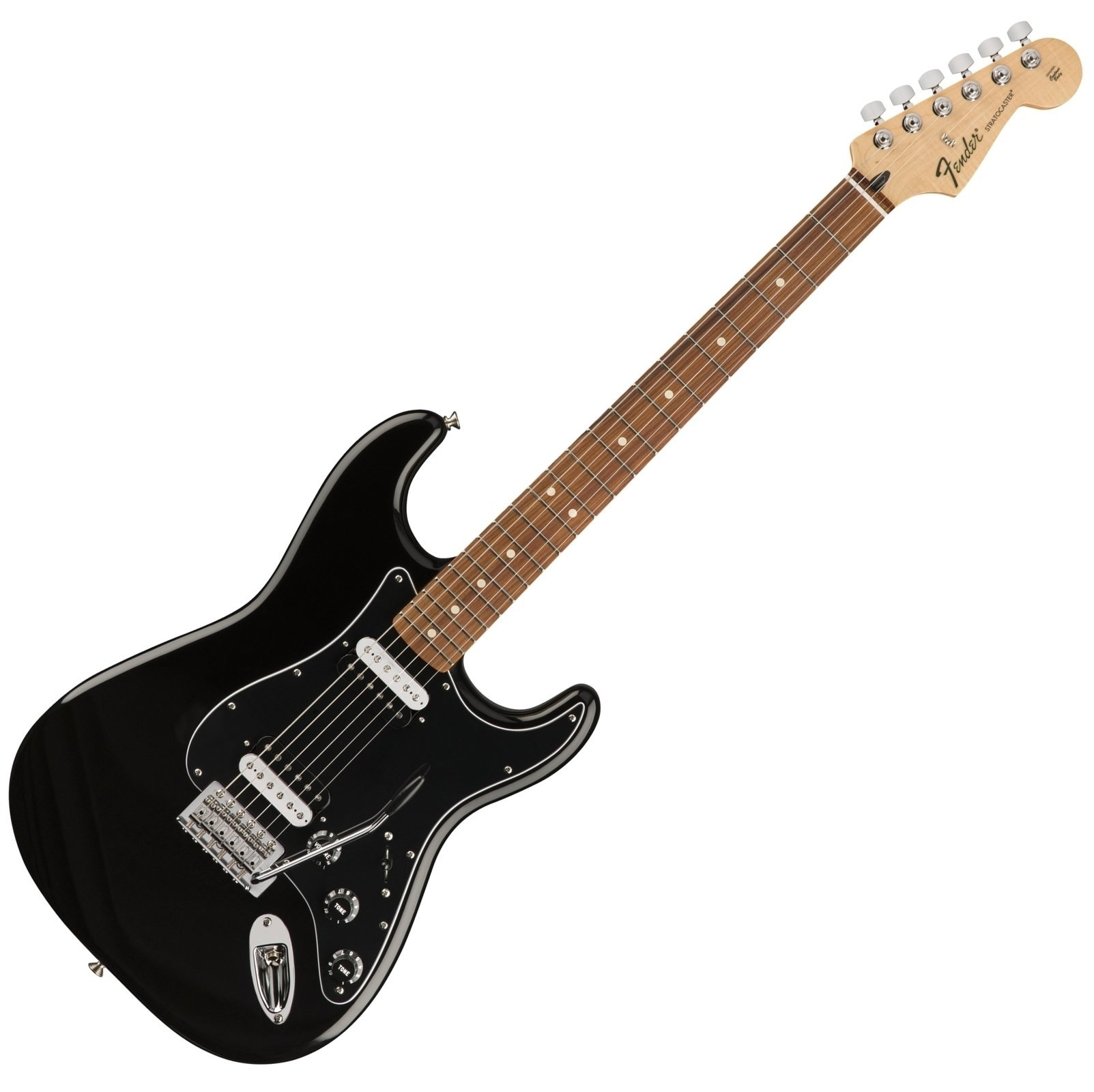 Elektromos gitár Fender Standard Stratocaster HH Pau Ferro Black