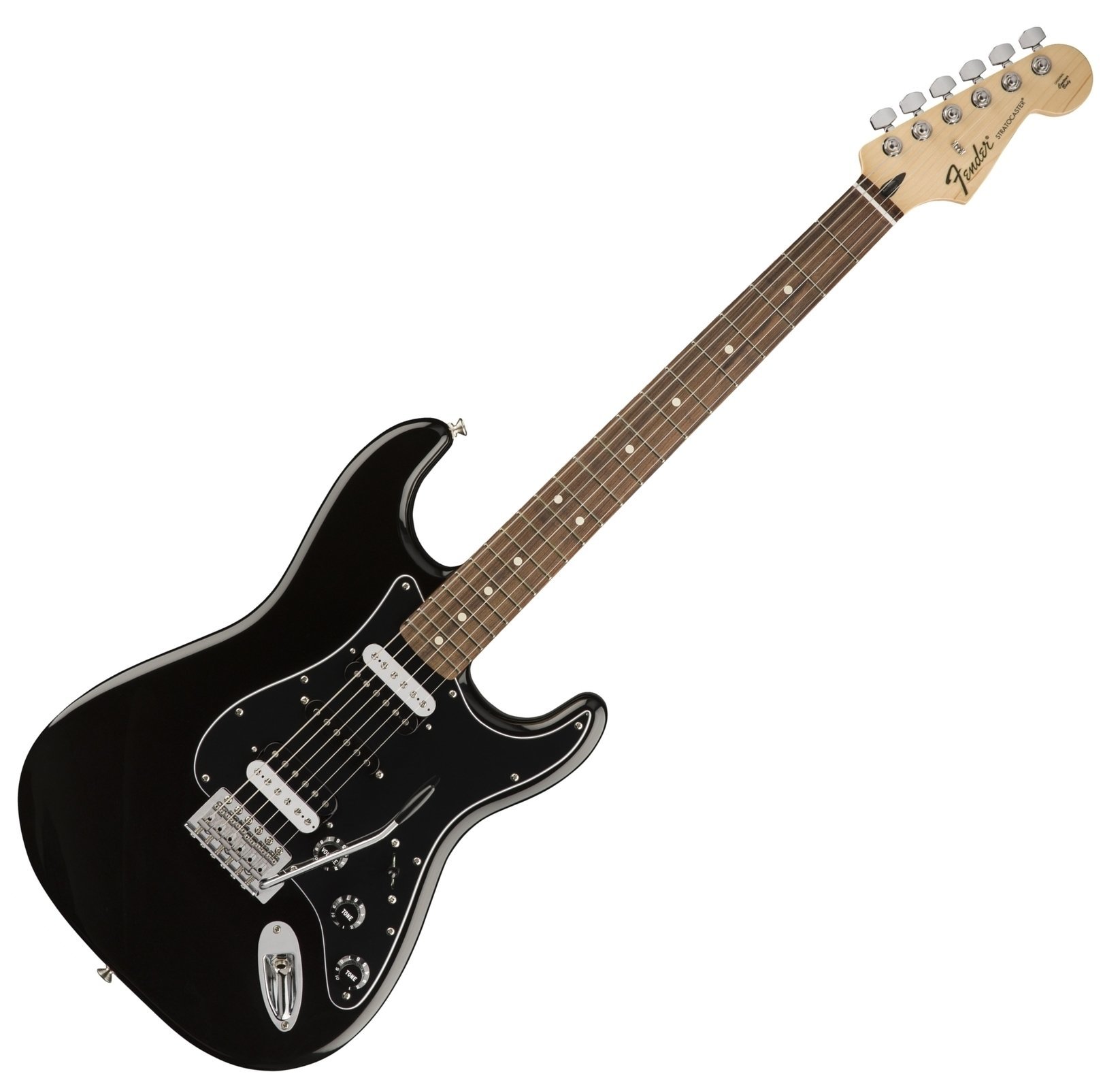 Guitare électrique Fender Standard Stratocaster HSH Pau Ferro Black