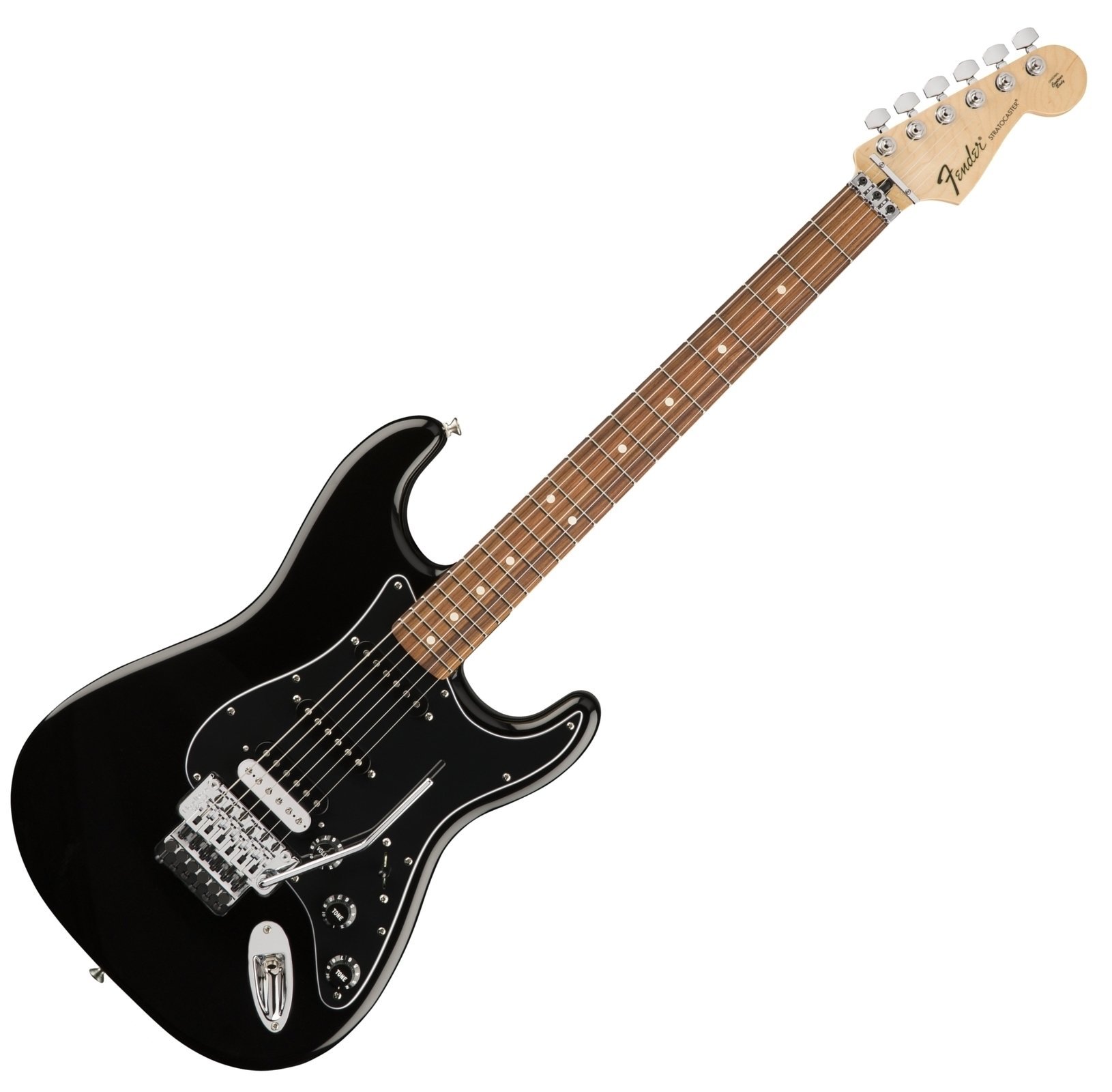 Guitare électrique Fender Standard Stratocaster HSS Floyd Pau Ferro Black