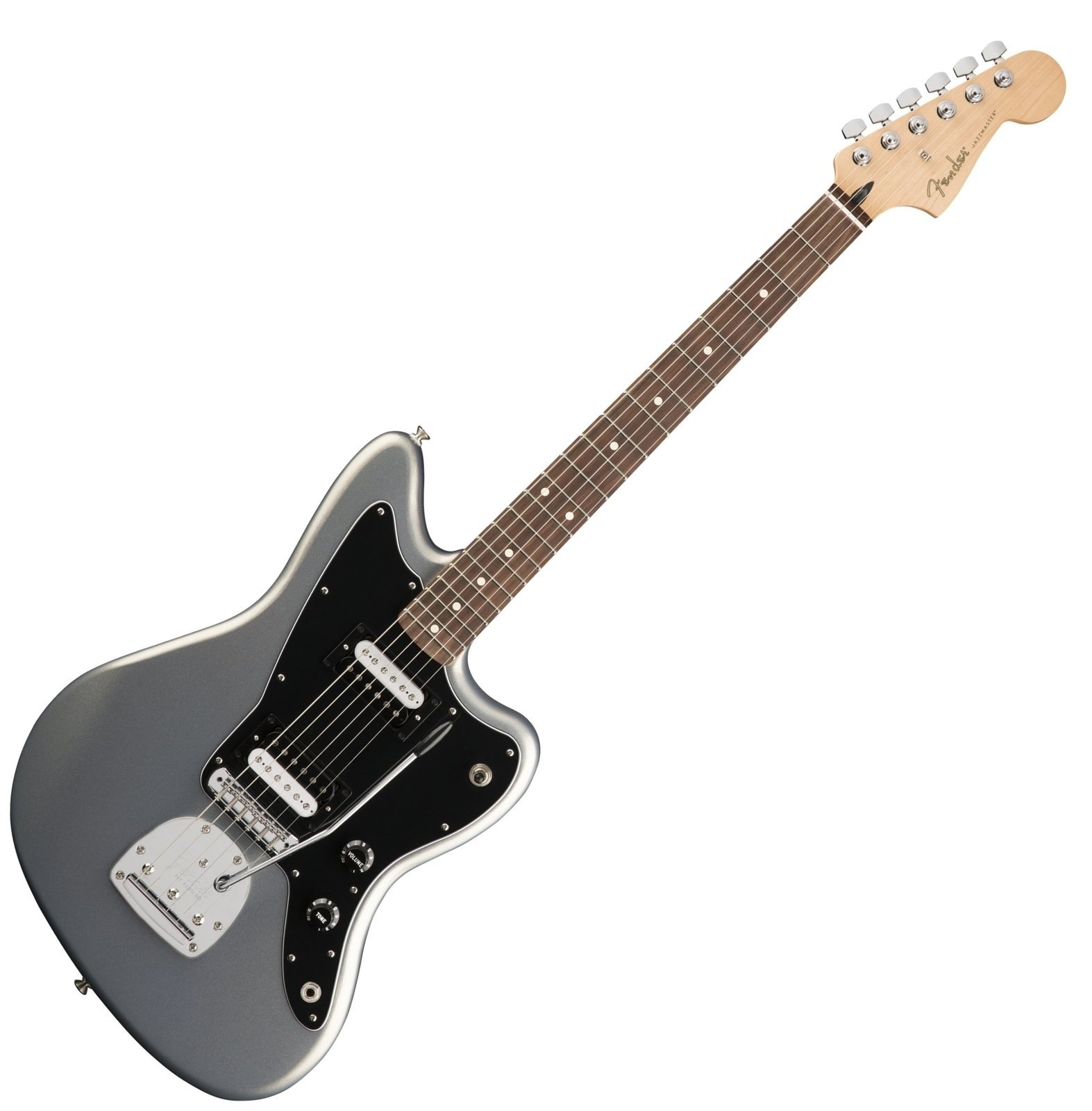 Elektrische gitaar Fender Standard Jazzmaster HH Pau Ferro Ghost Silver