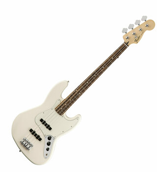 E-Bass Fender Standard Jazz Bass Pau Ferro Arctic White - 1