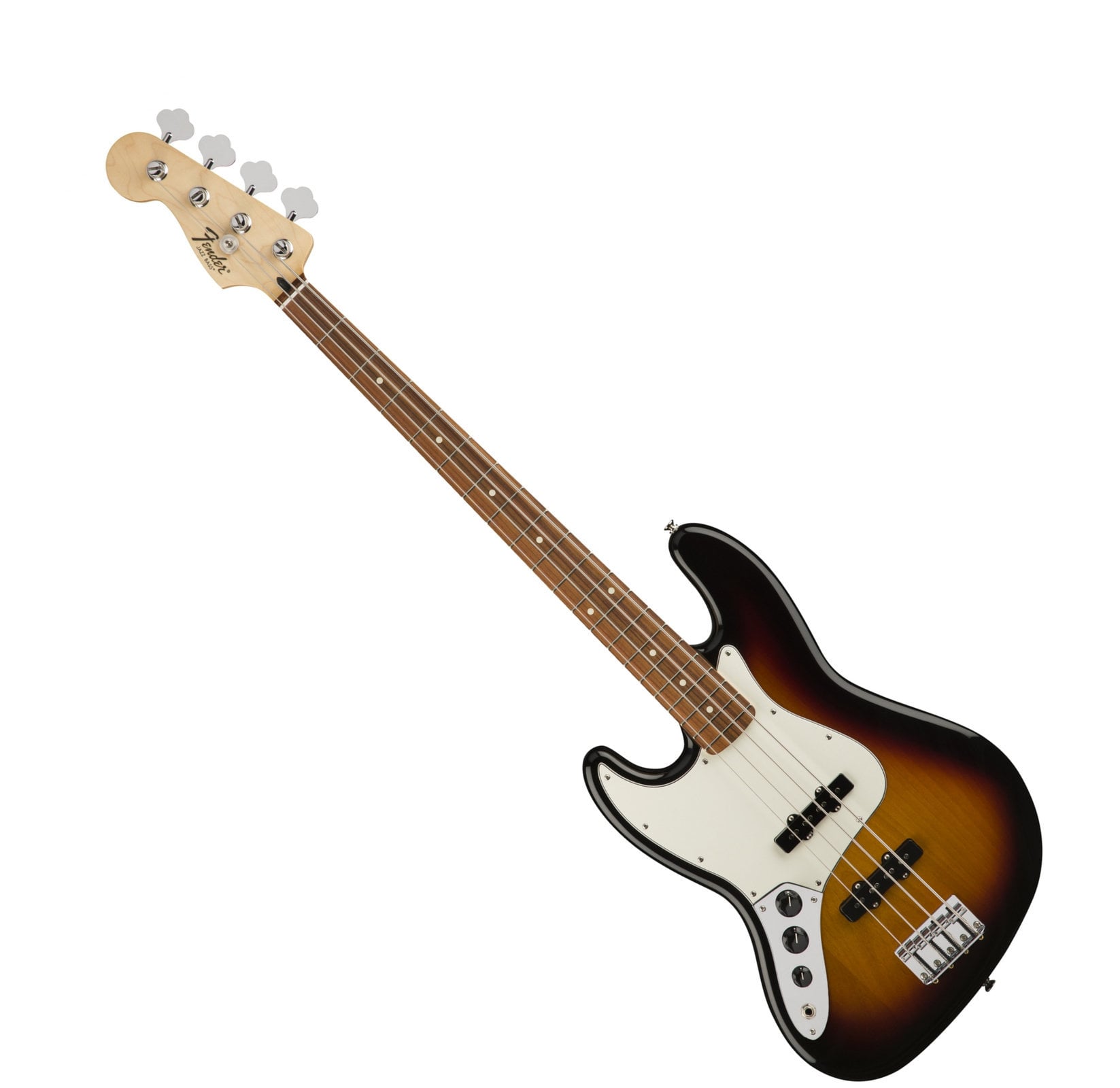 Guitare basse pour gaucher Fender Standard Jazz Bass LH Pau Ferro Brown Sunburst