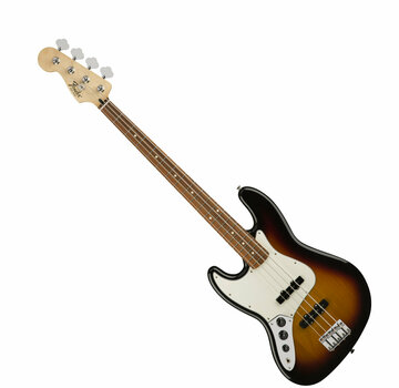 Guitare basse pour gaucher Fender Standard Jazz Bass LH Pau Ferro Brown Sunburst - 1