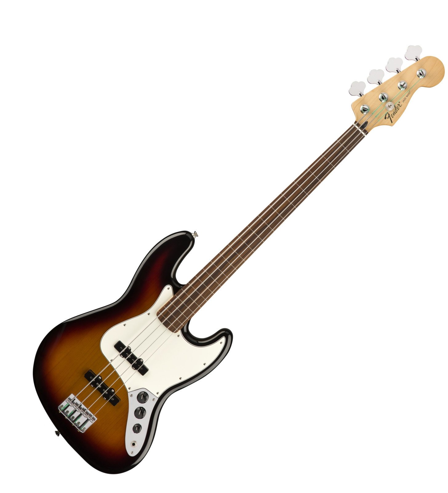 Elektrická baskytara Fender Standard Jazz Bass FL Pau Ferro Brown Sunburst