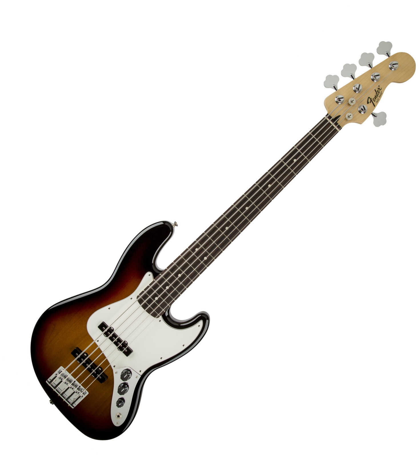 Basse 5 cordes Fender Standard Jazz Bass V Pau Ferro Brown Sunburst