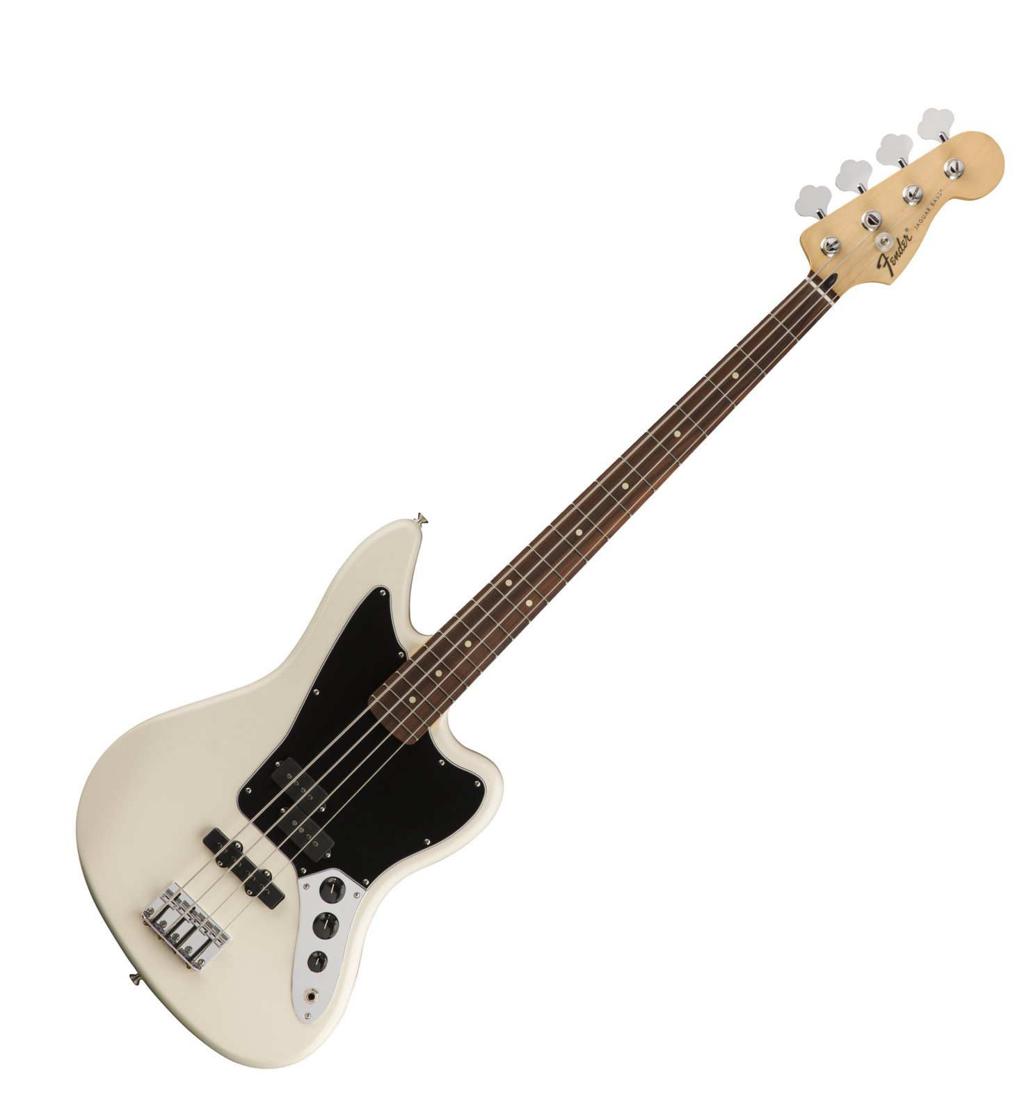 Basszusgitár Fender Standard Jaguar Bass Pau Ferro Olympic White