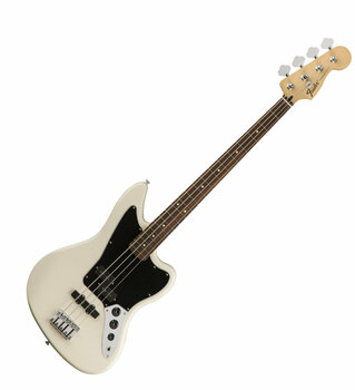 E-Bass Fender Standard Jaguar Bass Pau Ferro Olympic White - 1