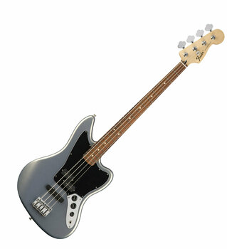 Basse électrique Fender Standard Jaguar Bass Pau Ferro Ghost Silver - 1