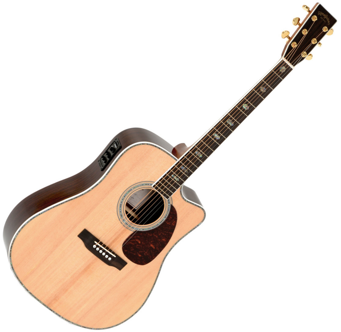 Dreadnought elektro-akoestische gitaar Sigma Guitars DRC-41E