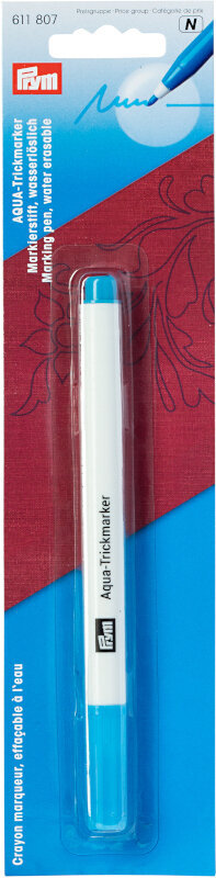 Маркираща писалка
 PRYM Aqua Trick Marker Water Erasable Маркираща писалка
 Turquoise