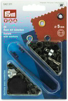 Oeillets PRYM 542371 Oeillets 5 mm Black Oxidized - 1