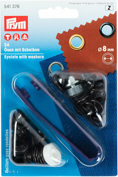 Oeillets PRYM 541376 Oeillets 8 mm Black Oxidized - 1