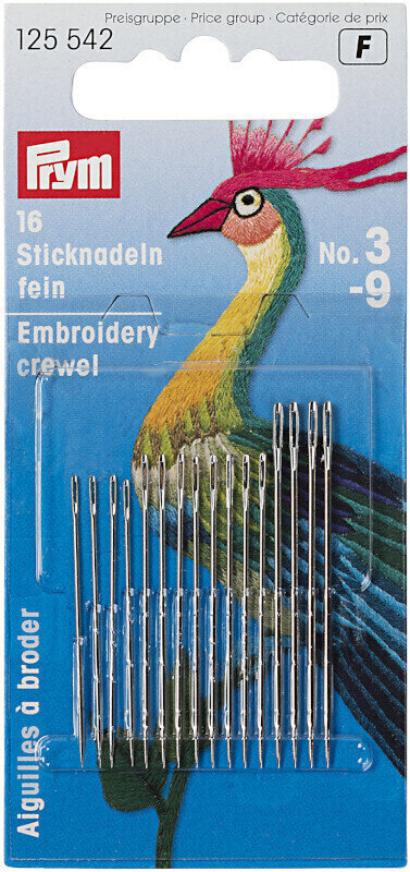 Embroidery Needle PRYM Embroidery Needle Crewel no.3-9