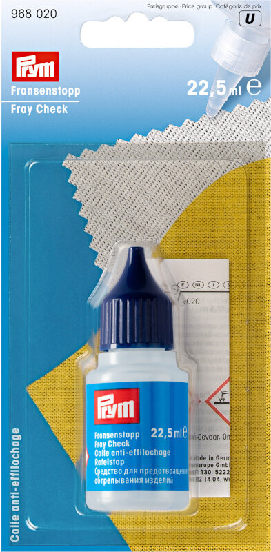 Klebstoff für Textilien
 PRYM Klebstoff für Textilien
 968020 22,5 ml