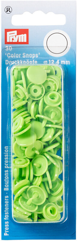 Fermetures à pression PRYM Color snaps Fermetures à pression Apple Green 12,4 mm