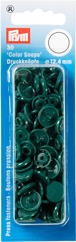 Druckknöpfe PRYM Color snaps Druckknöpfe Dark Green 12,4 mm
